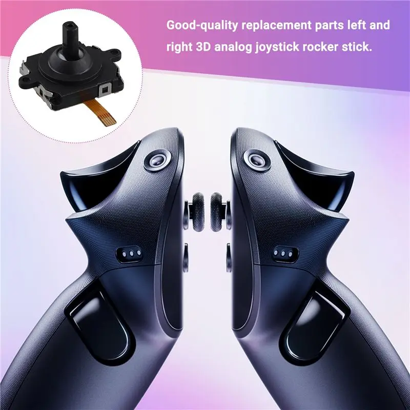 메타 VR 컨트롤러용 ABKQ-3D 아날로그 조이스틱 썸스틱 3D 아날로그 조이스틱