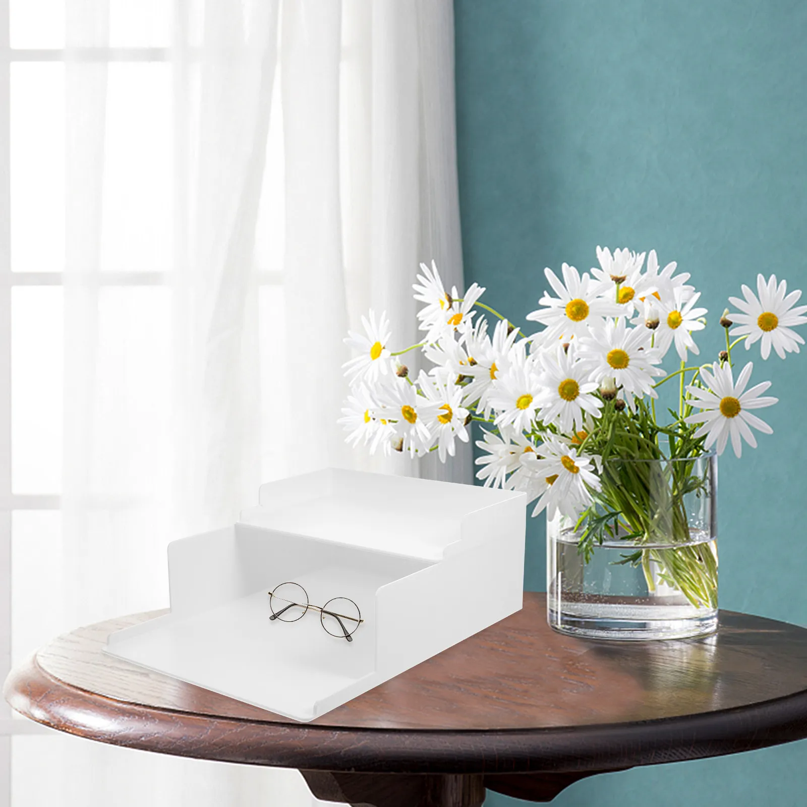 2Pcs 데스크탑 파일 주최자 다기능 힙 문서 보관 선반 사무용품 데스크탑 스토리지 홀더