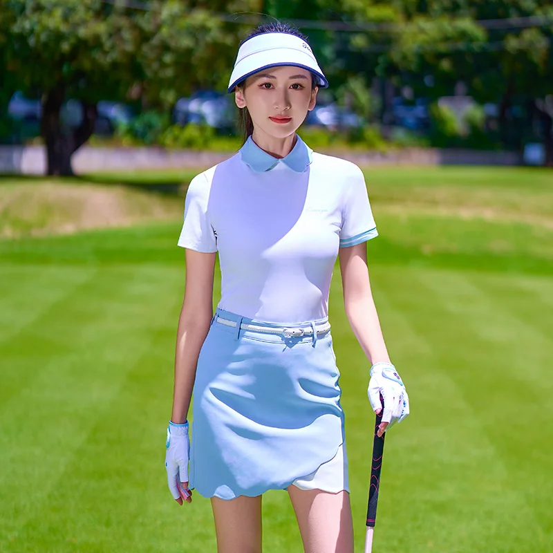 TTYGJ Summer New Golf Clothing Women's Short Skirt High Waist Slimming Sports Short Skirt