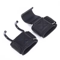 1PC Weight Lifting Hooks Hand-Bar Wrist Straps Gym Fitness Hook Weight Strap Pull-Ups Power Lifting Gloves For Weight Training 2