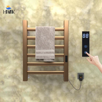 ห้องน้ําชั้นวางผ้าขนหนูอุ่นไฟฟ้าอุณหภูมิควบคุมจับเวลาราวแขวนผ้าเช็ดตัวไฟฟ้าแห้งเร็วผ้าเช็ดตัวอุ่นเครื่องอบผ้าขนหนูในครัวเรือน 1