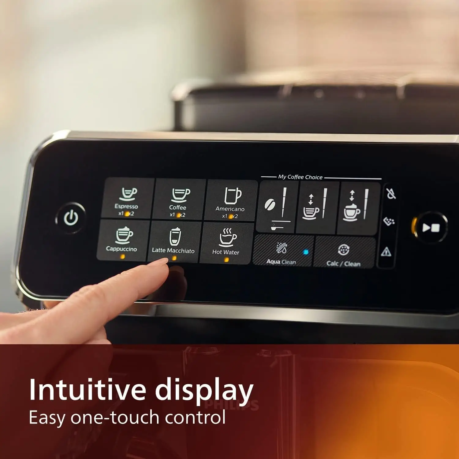 Series Fully Automatic Espresso Machine - LatteGo Milk System, 5 Coffee Varieties, Intuitive Touch Display 4