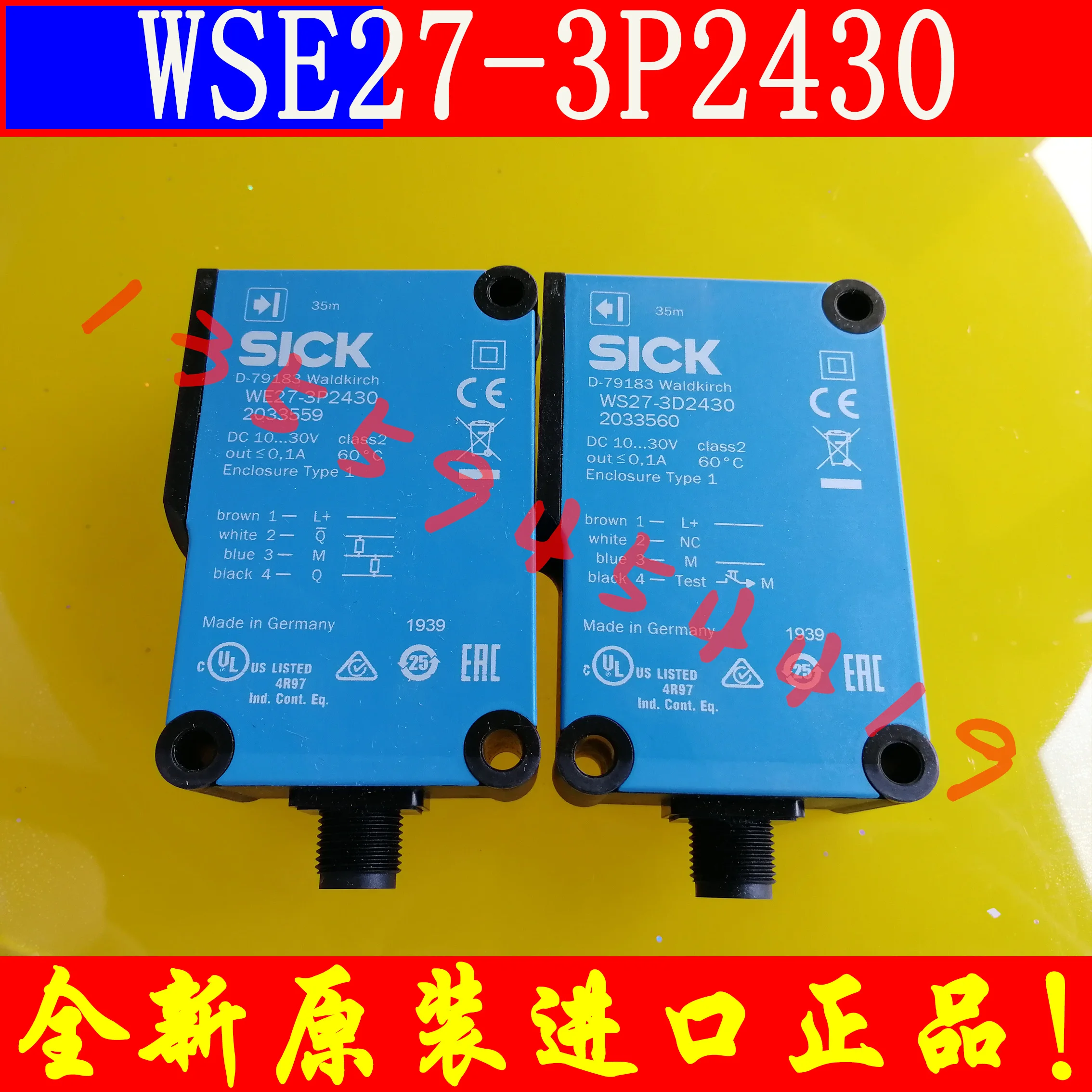 

SICK Sensor 1027790WES27-3P2430 Spot Original Genuine Postage Bargaining