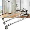 1pc Adjustable Stainless Steel Shower Screen Support Bar Arms For 8-12mm Glass Panel Bathroom Fixture Home Improvement 4