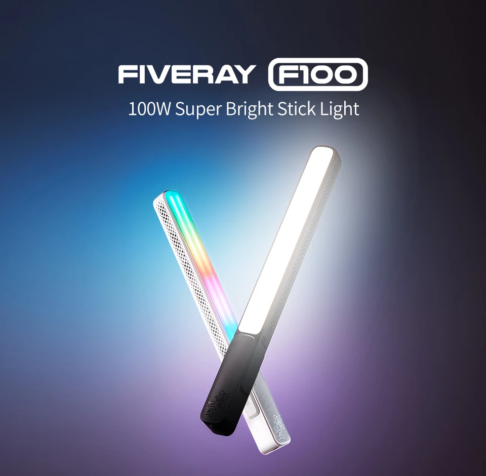 Zhiyun Fiveray F100 Led Lights Rgb Light Photo Video Lamp Tiktok