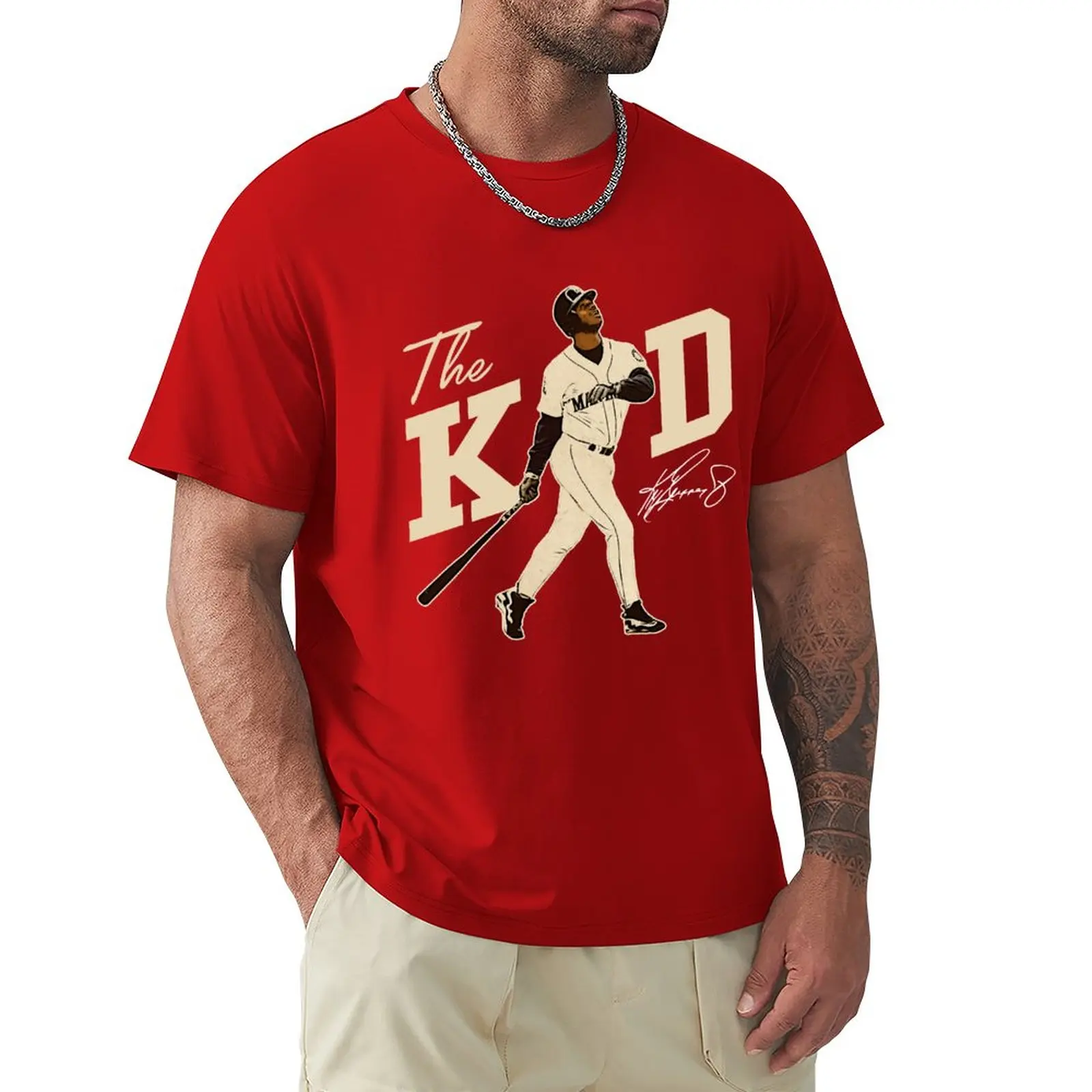 0時まで限定値下 KENGRIFFEY Jr. ベースボールシャツ 2XL Ken Griffey Jr The Kid Baseball Vintage Signature Perfect