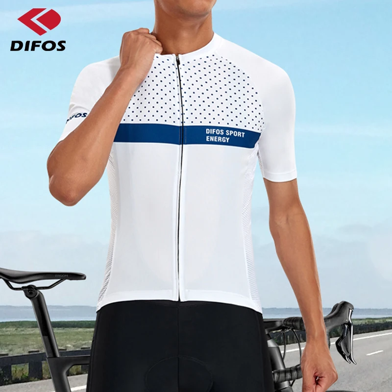 DIFOSMenCyclingJerseySummerBreathableMTBMaillotBikeShirtsFull