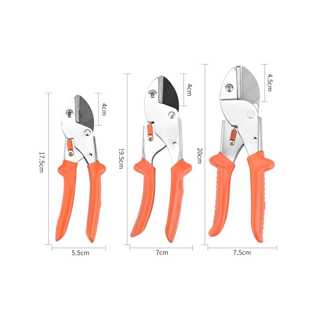 Kerti Prunin Secateurs Metsző Olló Olló, Gyümölcsfák, Vastag Ágak, Virág Erőteljes Metszés - Image 6