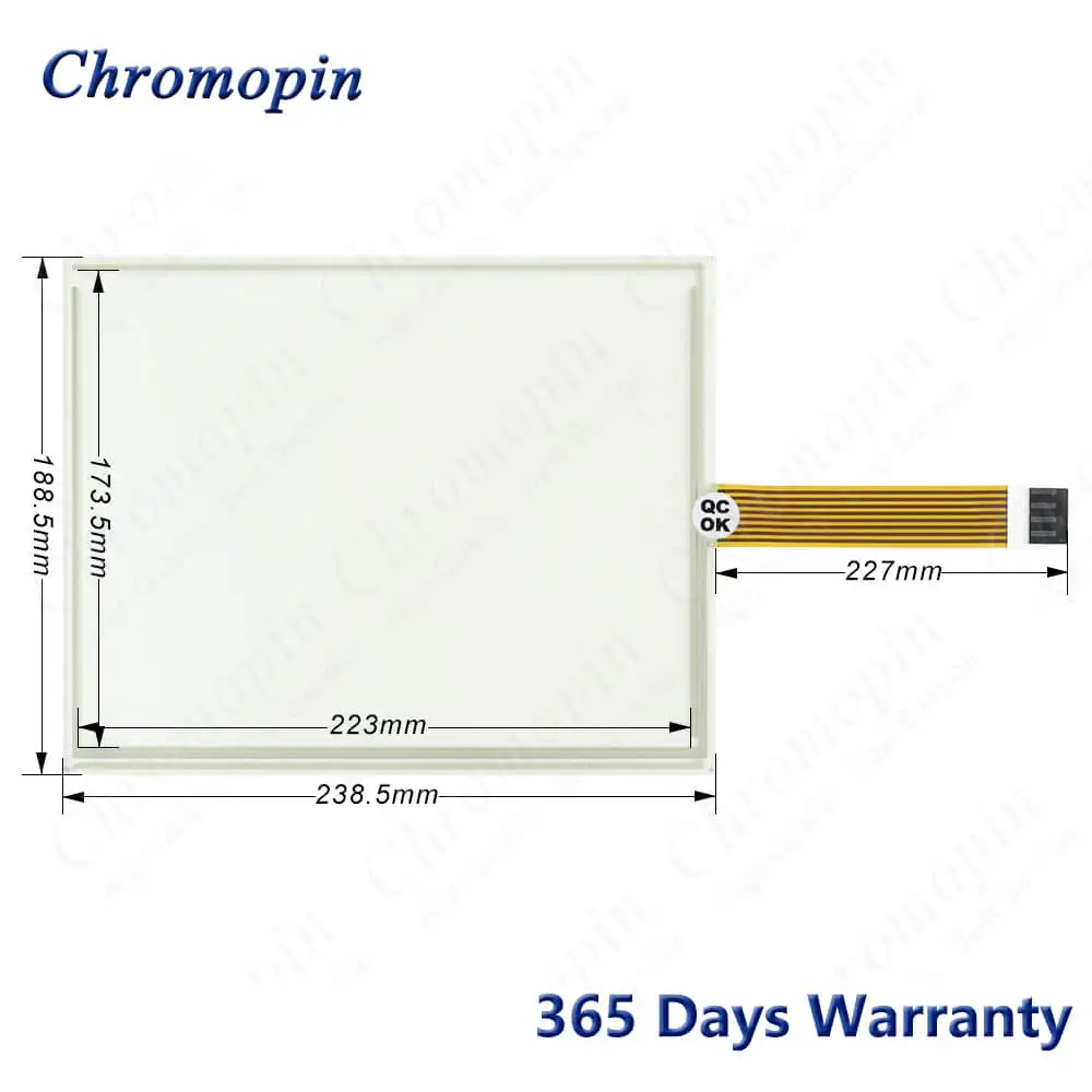 Amt 9518 91.09518.00c Digitador de Vidro do Painel da Tela de Toque para Amt9518 Amt-9518 9109518-00c Touchscreen Vidro - Imagem 2