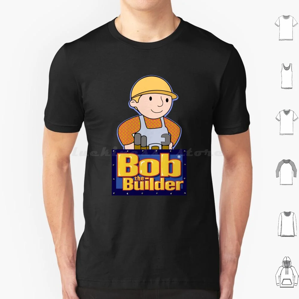 Bob The Builder Maglietta Sicura Big Size 100% Cotone Bob The Builder Bob Builder Tv Show Scoop The Builder Bob The Builder