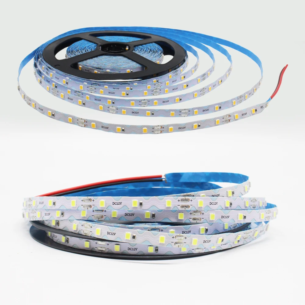 S 모양 LED 스트립 빛 SMD2835 무료 벤딩 DC12V 10M 60LED/m 편지 기호 백라이트에 대 한 플렉스 리본 따뜻한 차가운 흰색 테이프 램프