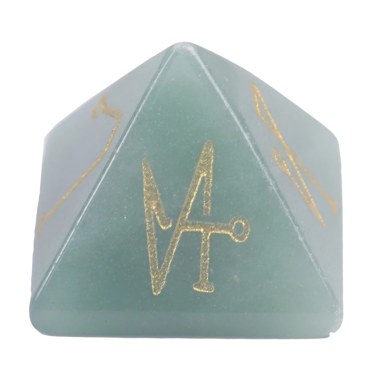 Genuine Amethyst Crystal Pyramid Energy Healing Stone Jewelry