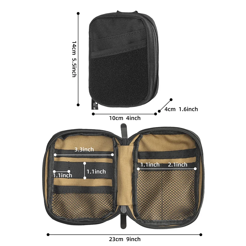 1pc Outdoor EDC Organizer Pouch Utility Gear Storage Bag for Multitools Organizer Camping Hiking Hunting Accessories