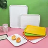 Rectangular Tray Food Serving Tray For tableware smooth/tasteless/resistant to falling Rectangular Serving Tray Kitchenware 2