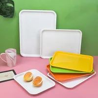 Rectangular Tray Food Serving Tray For tableware smooth/tasteless/resistant to falling Rectangular Serving Tray Kitchenware 2
