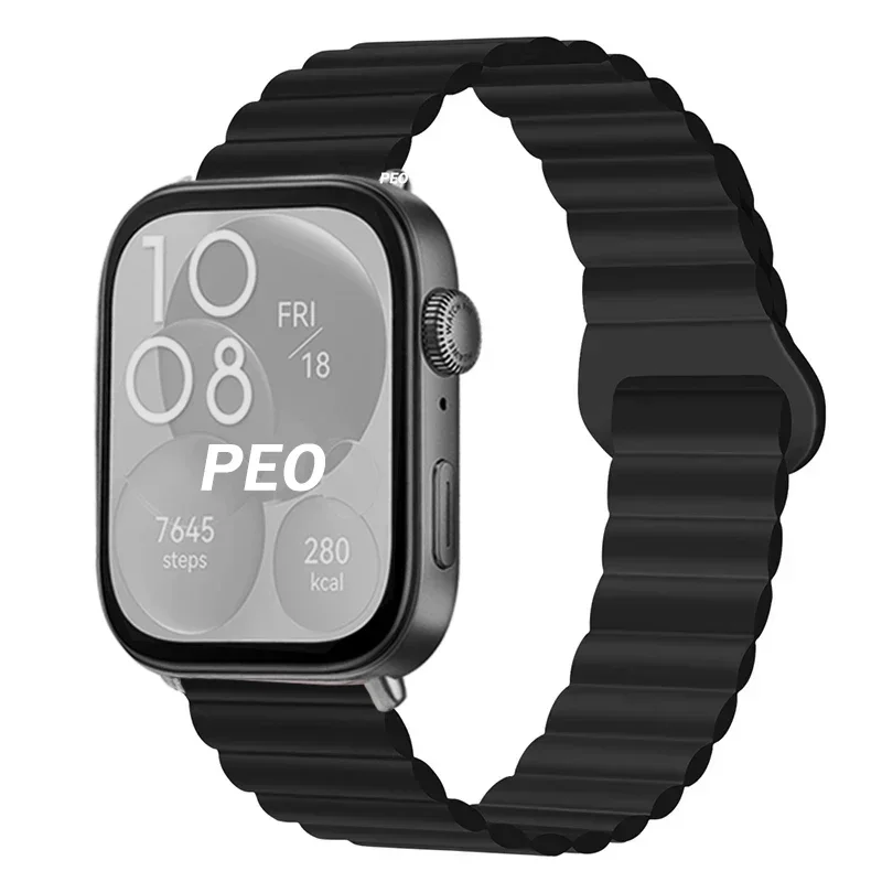 Magnetic Silicone Sport Band - Waterproof Watch Strap Bracelet Accessories