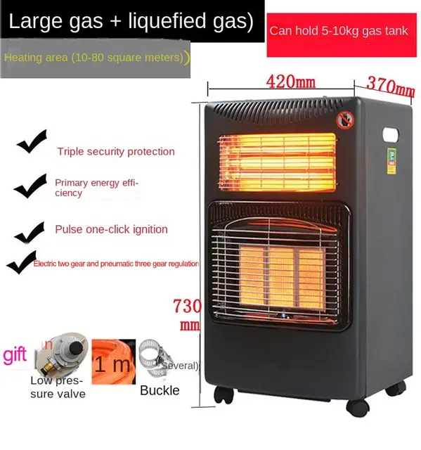 Bewolkt fort Specialist 4.2kw Fuel Gas Heating Furnace Energy Saving Portable Natural Gas Household  Heater Liquefied Gas Mobile Gas Oven Outdoor - AliExpress