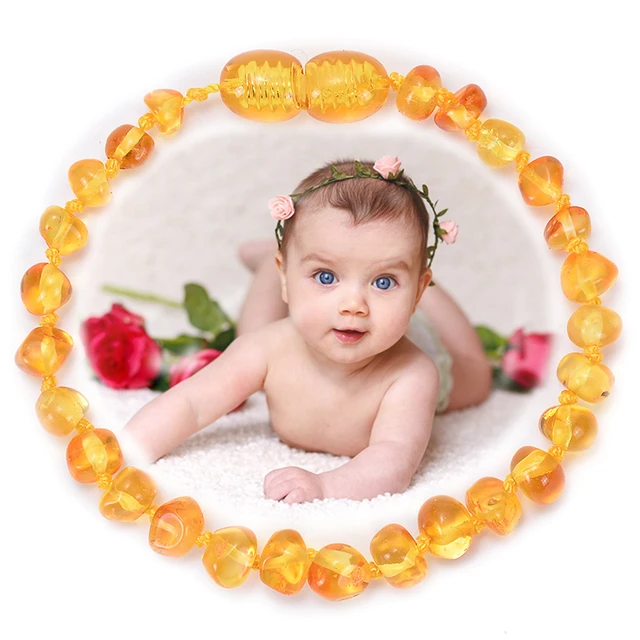 The Natural Baltic Amber Baby Girl Teething Bracelets | Amber teething, Teething  bracelet, Amber baby