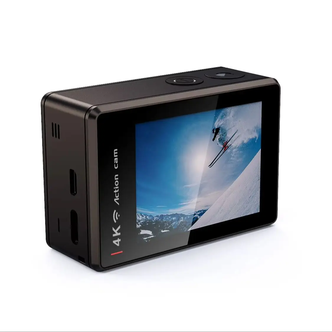 액션 카메라 4K 20MP 스포츠 카메라 방수 DV 캠코더 98피트 울트라 HD 170도 광각 리모컨 WiFi 미니 카메라 A