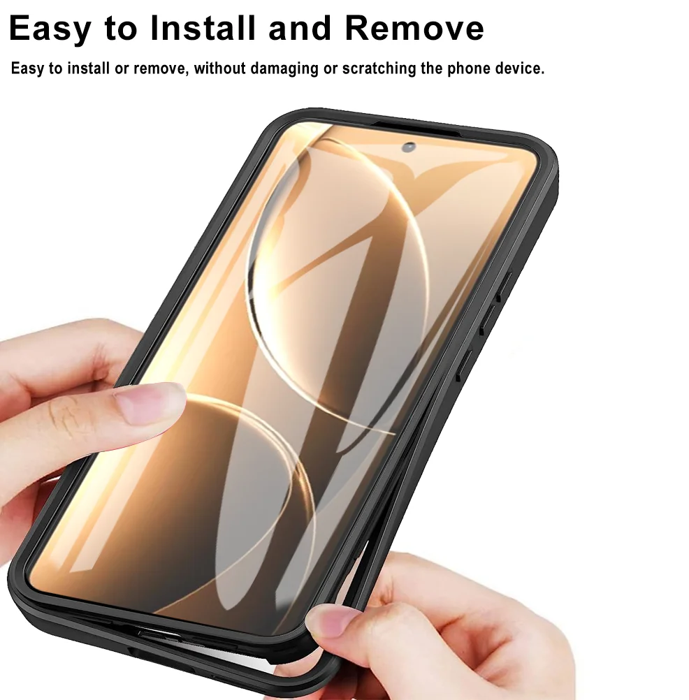 Enhanced Shockproof Clear Protective Case - Full Body Protection Cover