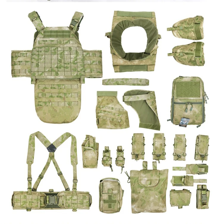 Russian Tactica Vest SOBR Green/Mox Molle Combat Suit Set Outdoor