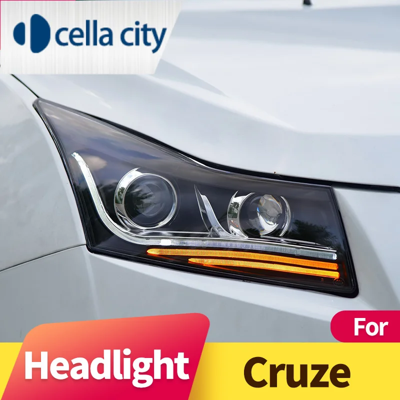 

Headlight Assembly for Chevrolet Cruze 2009-2015 Cruze LED daytime running light LED turn signal xenon low beam