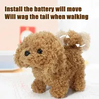 Realistic Plush Simulation Smart Dog Children Toy Can Walking And Call Electric Plush Robot Pet Dog Toddler Christmas Gift 2