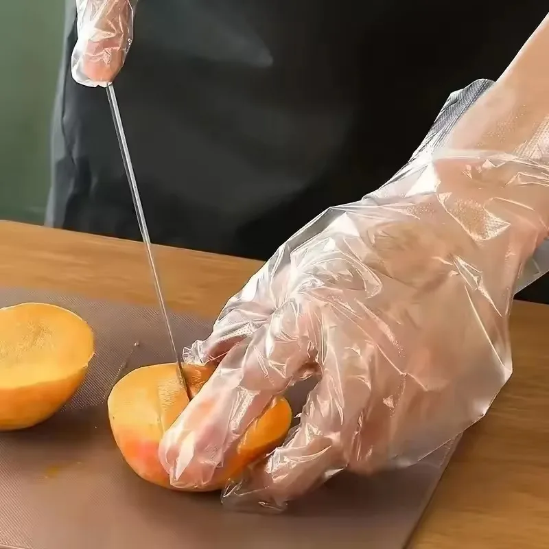Multipurpose Disposable Plastic Gloves - Individually Packaged for Kitchen, Cleaning, and Daily Use