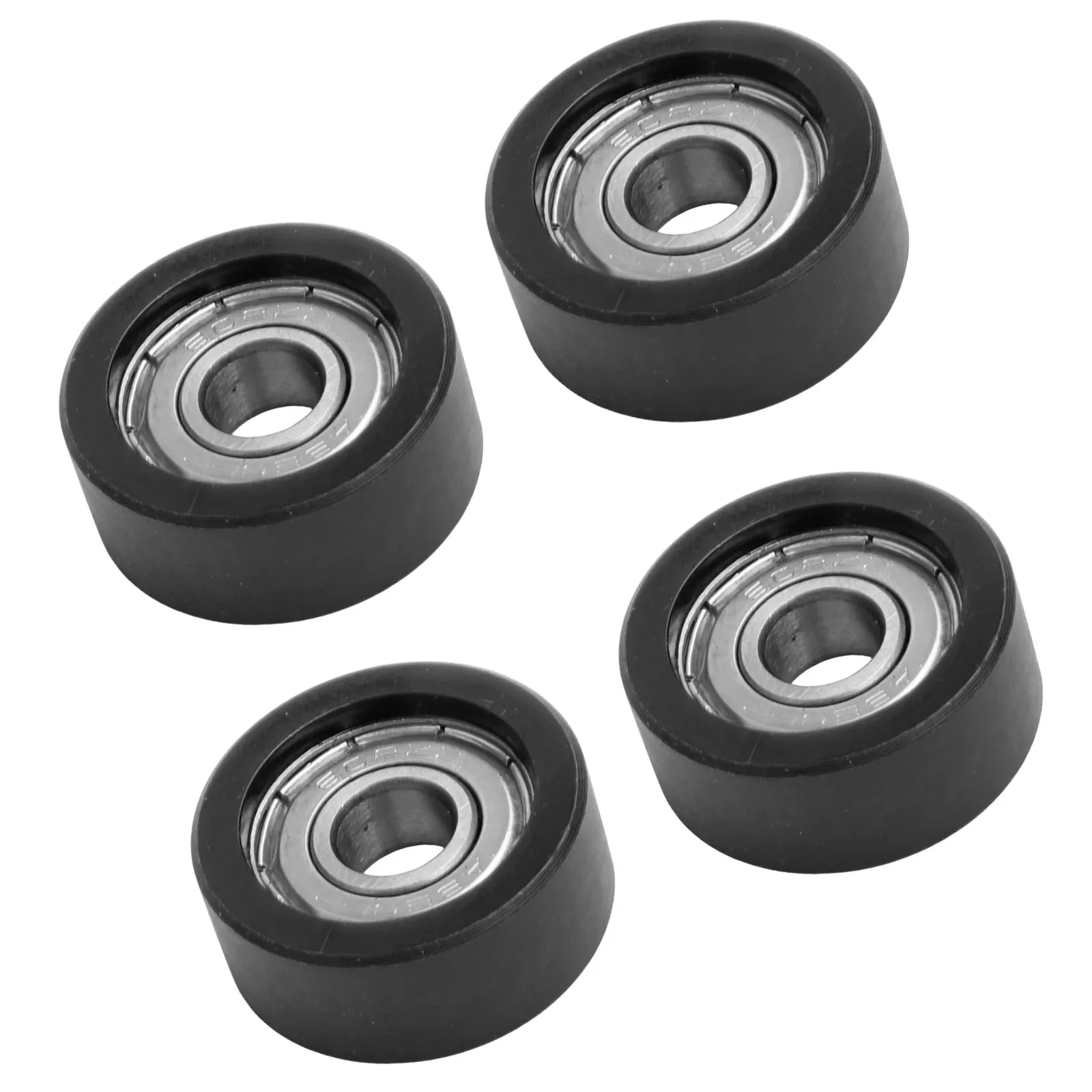 4 Pcs Rowing Machine Bearing Wheel Trainer Gear Smooth For Home Workout Seats Cushion Moving Wheel 8*27*11mm Replacement Parts