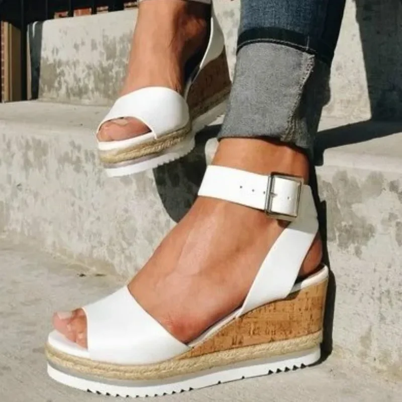 Wedges Shoes for Women Sandals Plus Size High Heels Summer Shoes Flip Flop Platform Sandals