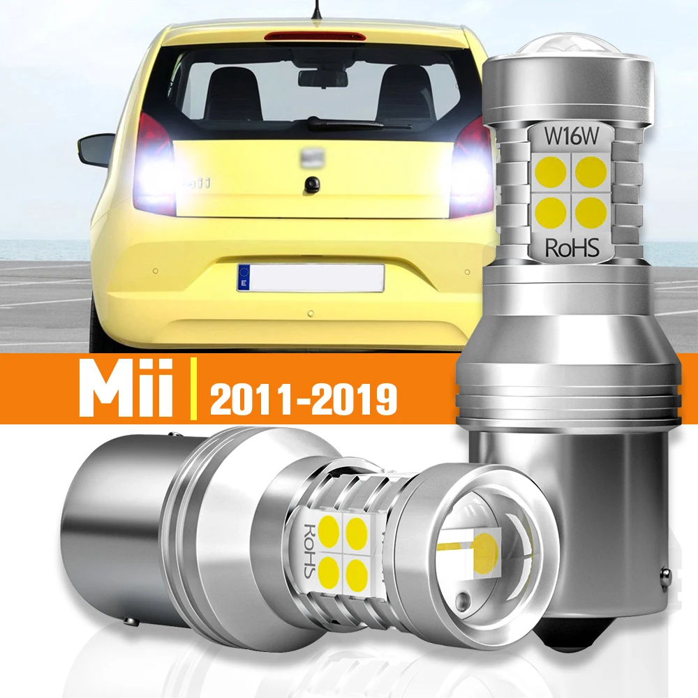 

2pcs LED Reverse Light For Seat Mii 2011-2019 2012 2013 2014 2015 2016 2017 2018 Accessories Canbus Lamp