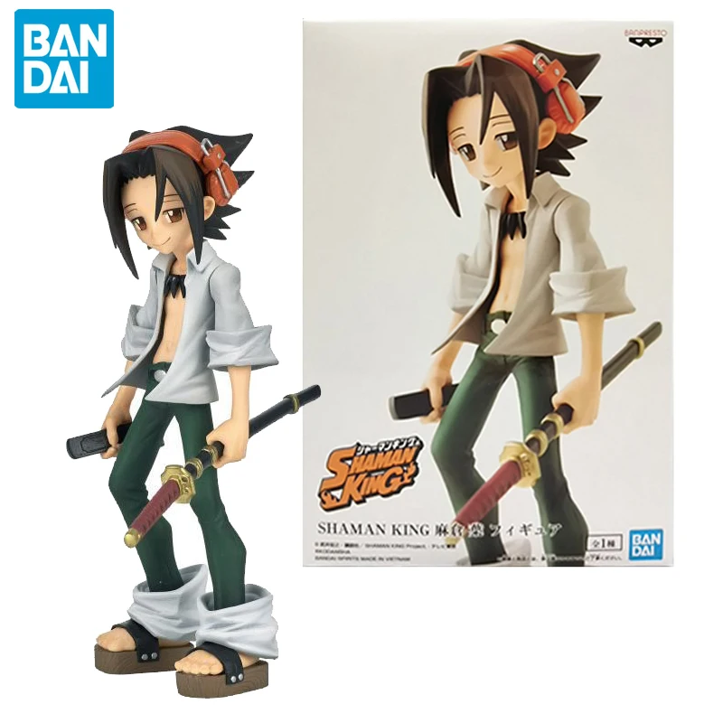 Bandai Anime Shaman King Figure Yoh Asakura With Sword Standing Posture