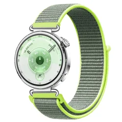 18mm Nylon Strap - Sports Comfortable & Breathable Band, Watch Accessories Bracelet for 18mm Width (Bright yellow)