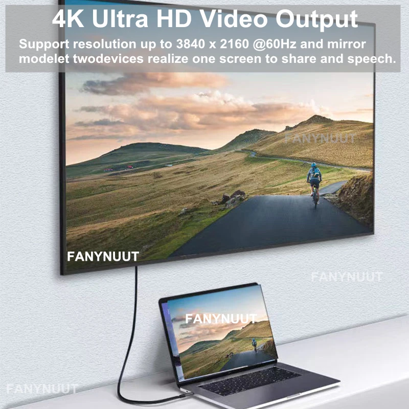 ο USB C Ÿ C ̺ Thunderbolt 4K 60Hz USB C Ÿ pd 3.0 E-MARK ̺ ڵ