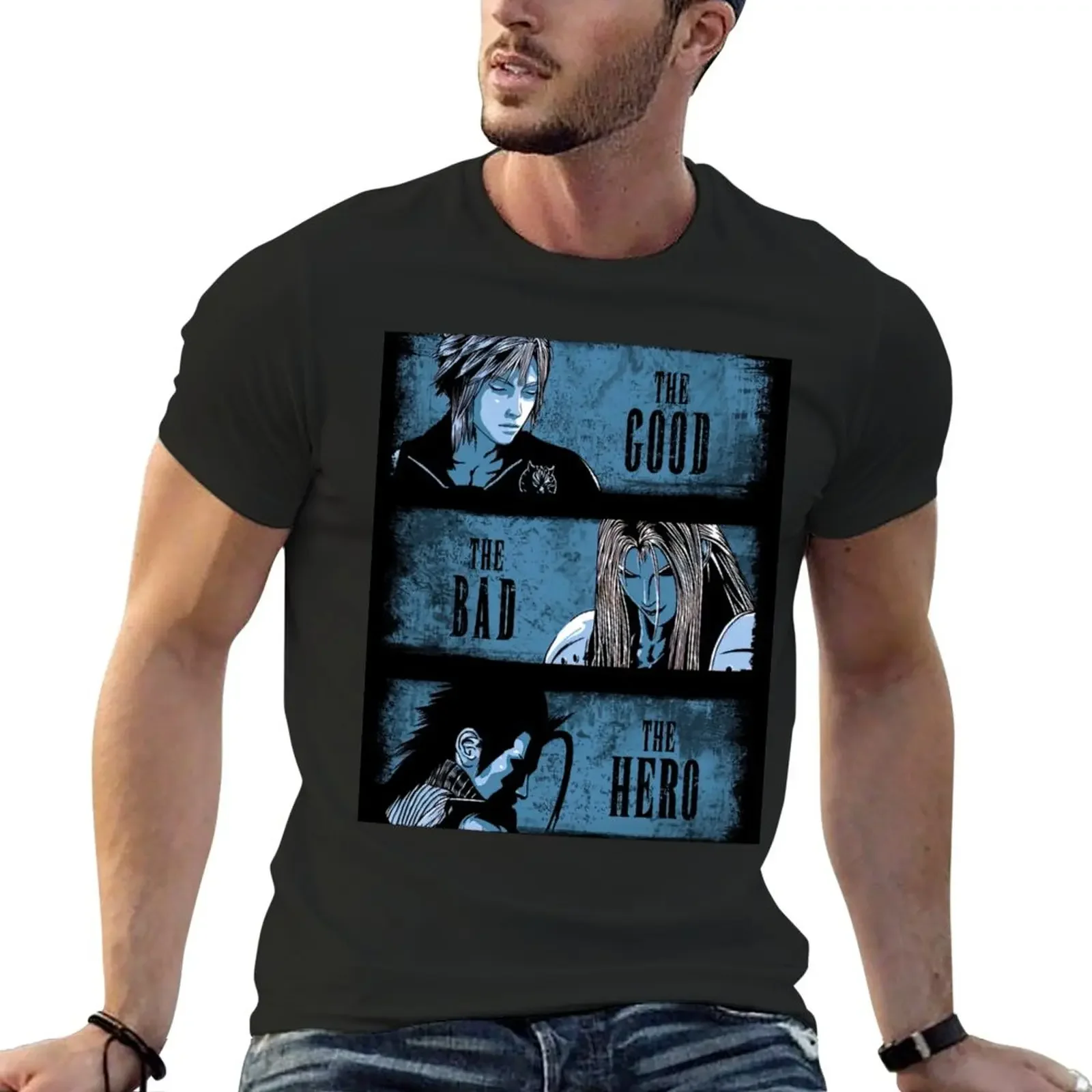 

The Good The Bad The Hero T-Shirt sublime graphics funnys mens clothing