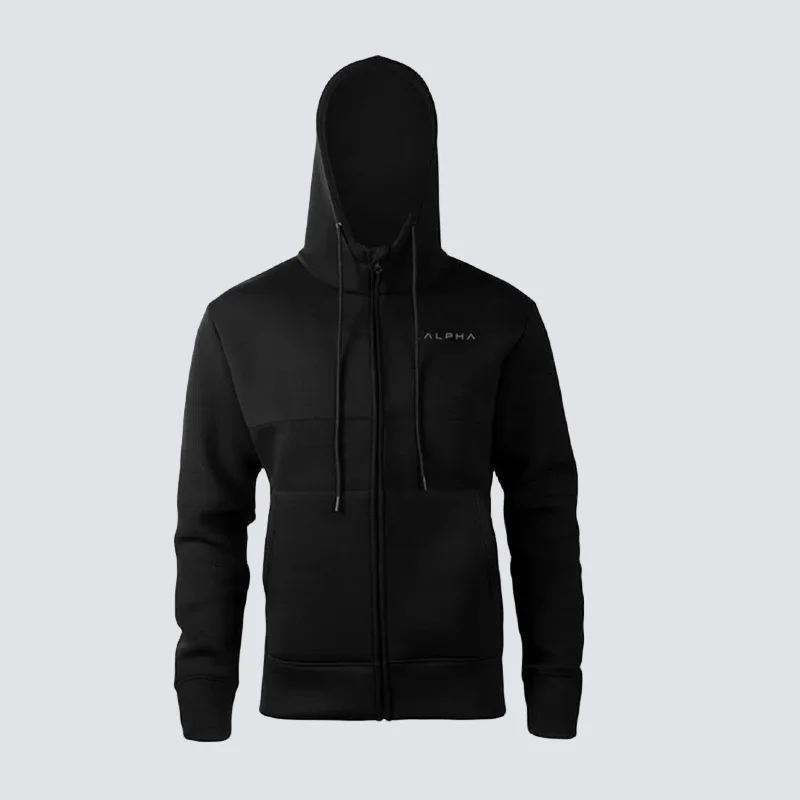 Muscle Fitness Brothers Autumn And Winter Men's Long Sleeve Hooded Zipper Jacket Sports Sweatshirt