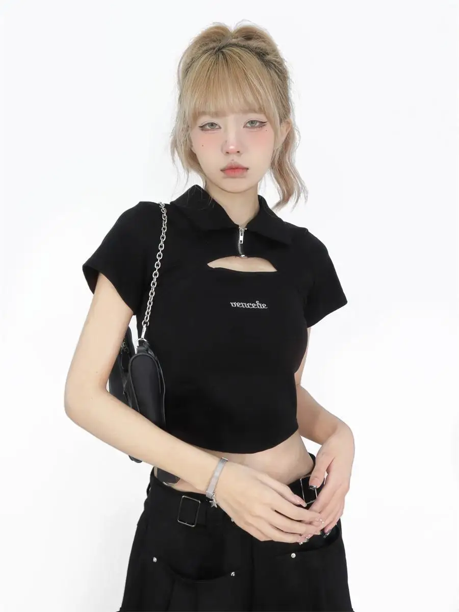 Женская футболка в американском ретро стиле с коротким рукавом | AliExpress