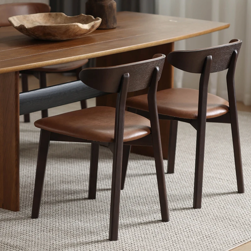 Simple Wood Restaurant Chair Japanese Ergonomic Makeup Unique Restaurant Chairs Bedroom Camping Cadeiras De Jantar Furnitures