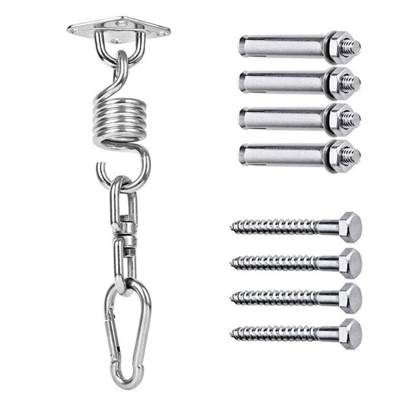 Hammock Hooks Stainless Steel Suspension Ceiling Hooks Swivel Hammock