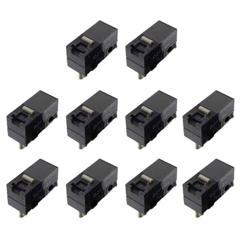 

Original D2F Mouse Micro Switches Japan Blue Dot Gold Alloy Limit Switches 10 Million Clicks Dropship