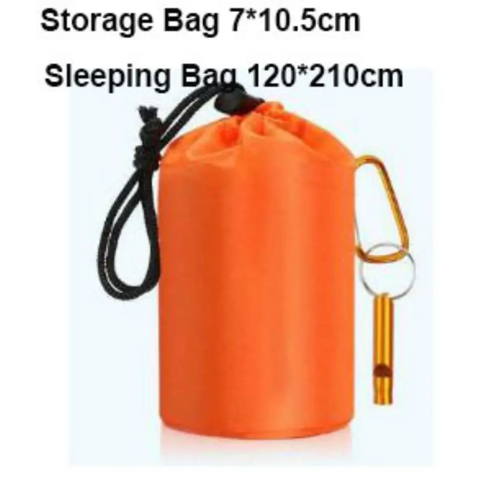 Waterproof Emergency Survival Blanket with Storage Bag Whistle 6 Styles Foil Thermal Blanket Portable Curtain Sleeping Bag
