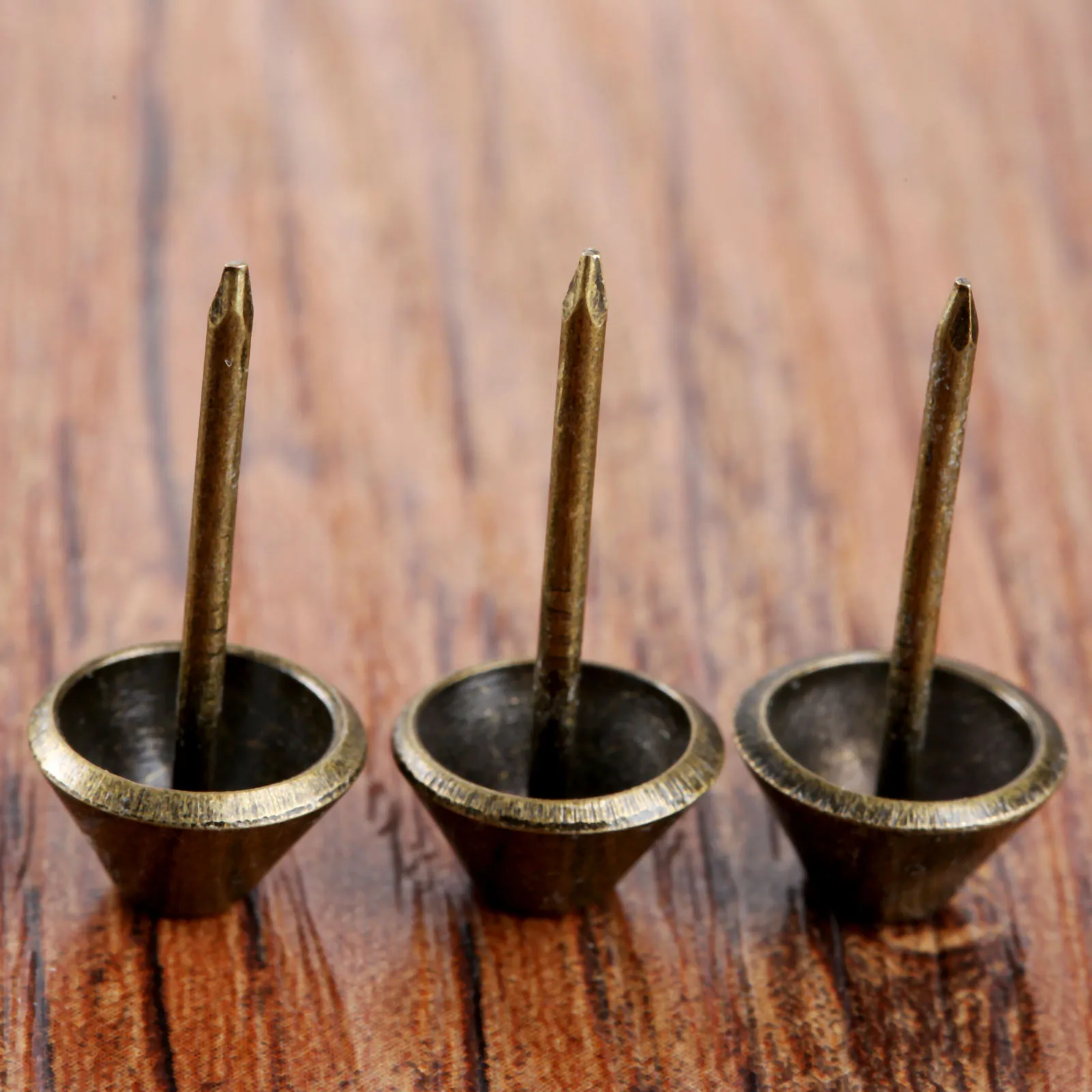 Upholstery Nail 50pcs 11*17mm Antique Bronze Flat Upholstery Nails Sofa Studs Pins Tacks Jewelry Box Basket Furniture Hardware