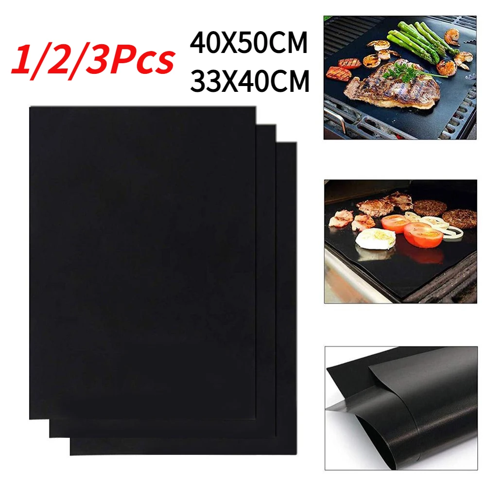 Reusable Nonstick Bbq Accessories Grill Mat Barbecue Outdoor Baking