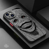 Anime S-Solo Nivelazioni Cassa Del Telefono Per iPhone 16 15 14 13 12 11 Mini Pro Max X XR XSMax 7 8 Plus Opaco Trasparente Della Copertura Posteriore 8