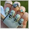 Panda Nail Art Template Cute Panda Design Nail Stamping Plate Bamboo Patterns Manicure Nail Art Image Plates Fun Panda Faces 2
