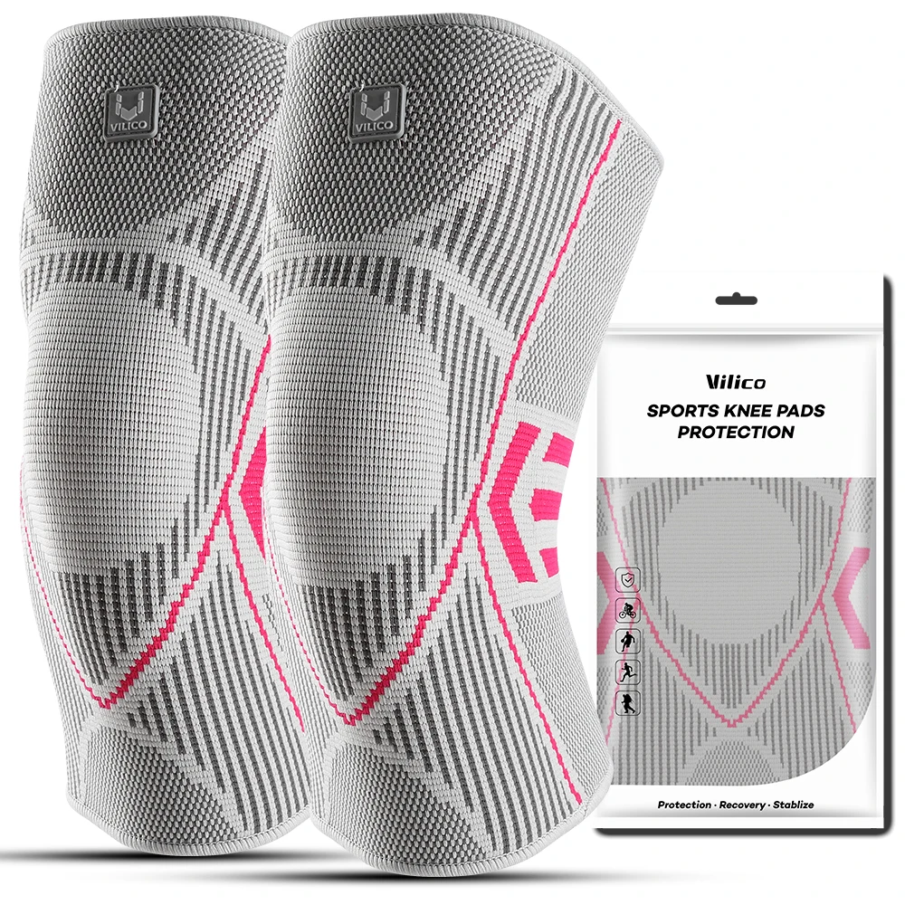 1 PC Professional Knee Support Compression Knee Sleeve Anti Slip Silicone Knee Braces for Knee Pain Meniscus Tear