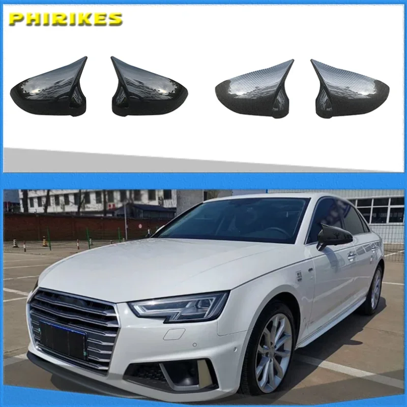 

1 Pair Car Left & Right Door Side Rearview Wing Mirror Cover Cap Housing 528 Fit For Audi A4 S4 B9 A5 S5 RS4 8W0 857 527 8W0 857