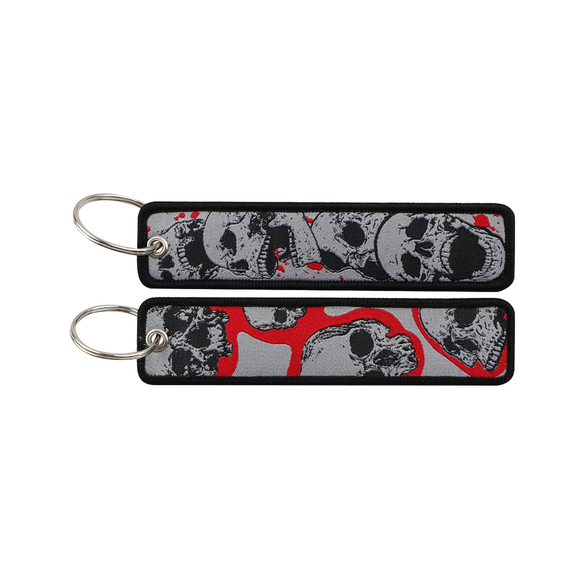 Humorous Embroidered Keychain - Key Ring Holder Accessory and Gift