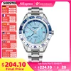 SEESTERN Men of Watch Office GMT Automatic NH34 Movement Sapphire Glass Bezel 20bar Waterproof Diver Mechanical Wristwatch S456 1