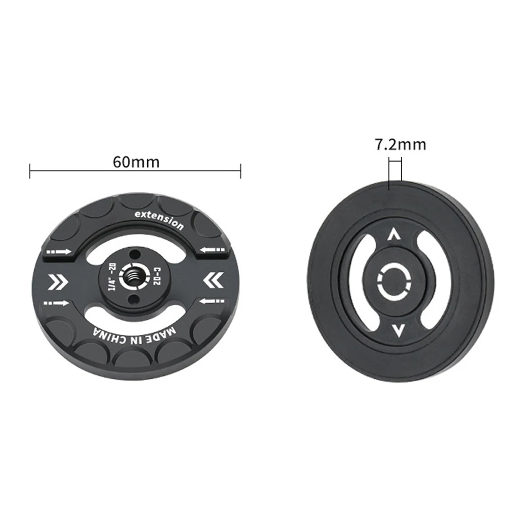 Magnetischer Handyhalter für iPhone 15 14 13 Smartphone Stativ Kugelkopf für Magsafe auf 1/4''-20 Arri Löcher Stativhalterungsadapter – Detail 14